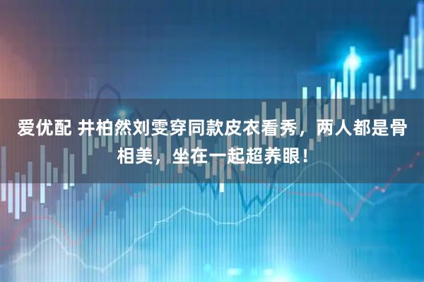 爱优配 井柏然刘雯穿同款皮衣看秀，两人都是骨相美，坐在一起超养眼！